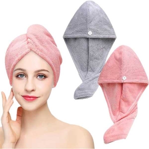 Super Absorbent Microfiber Hair Drying Wrap Towel