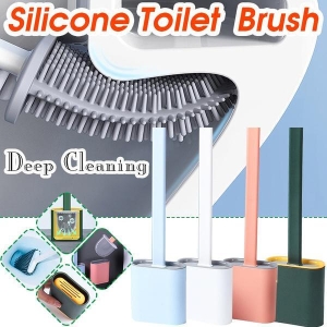 Silicone Wall-Mounted Toilet Brush