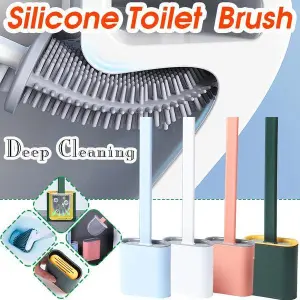 Silicone Wall-Mounted Toilet Brush