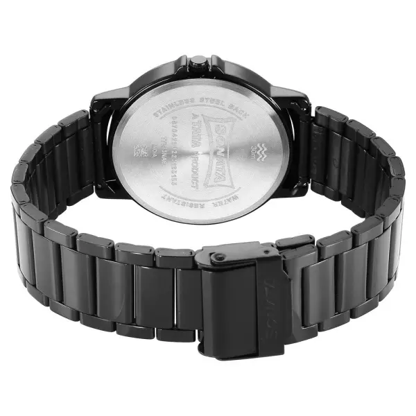 Sonata Quartz Analog Black Dial Watch for Men - Image 4