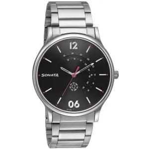 RPM Brown Dial Silver Stainless Steel Strap Watch 77105SM03
