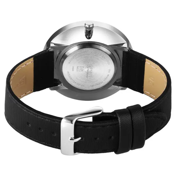 Sonata Green Dial Black Leather Strap Analog with Date Watch for Men - Image 4