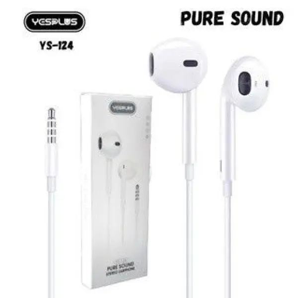 Yesplus YS-124 Pure Stereo Sound Wired Earphone - Image 3