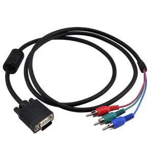 Digiflex 1.5M Vga To 3 Rca Component Cable For Pc Laptop Hd Tv