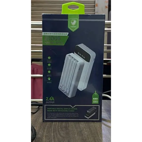 XOOXI 20000 mAh Full Screen Digital Display Power Bank XB02 - Image 2