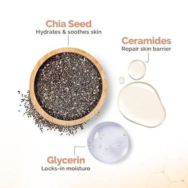 Mamaearth Chia Oil-Free Face Wash with Chia Seed & Ceramides - 100 ml - Image 5
