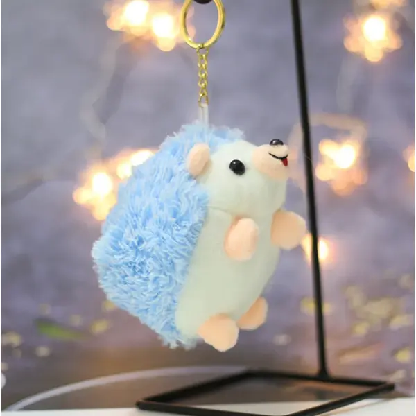KOJA Unisex Cute Cartoon Plush Hedgehog 1 PCS KeyChain Kawaii Plump Soft Toy - Image 5