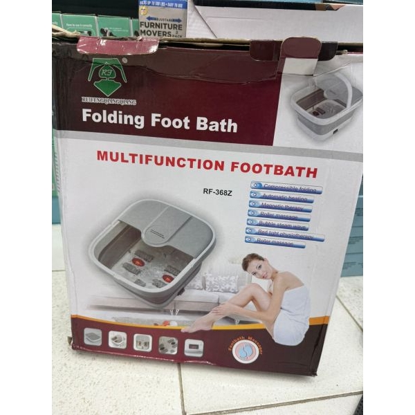 Relaxation Foot Bath Massager: Folding Design with Infrared, Bubble Heating & Massage Wheels - Image 2