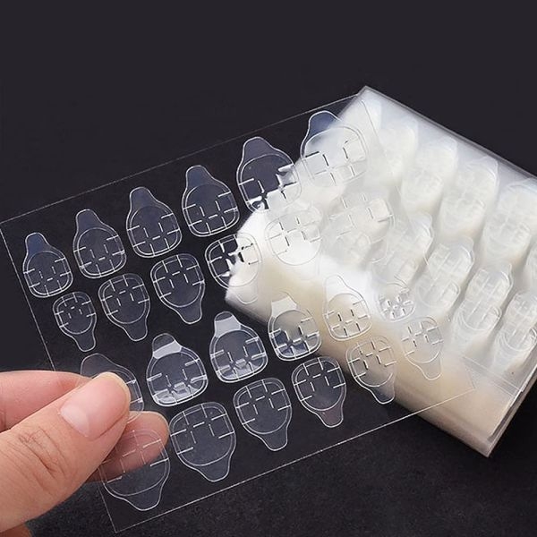Pack Of 5Pcs & 10Pcs Tips Nail Tape Glue Nail Glue Stickers Double Sided Nail Jelly Glue for Press On Nails for Manicure Decoration - Image 4