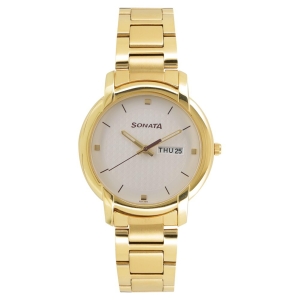 Sota Utsav - White Dial Alog Watch For Men