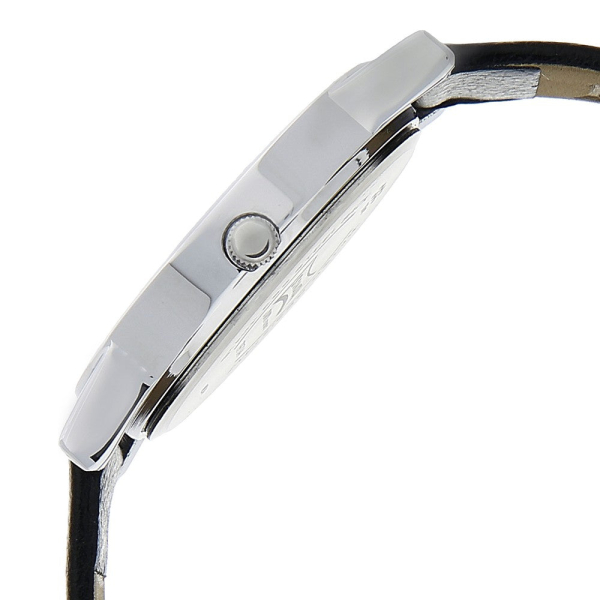Sonata Quartz Analog White Dial Leather Strap Watch for Men - Image 3