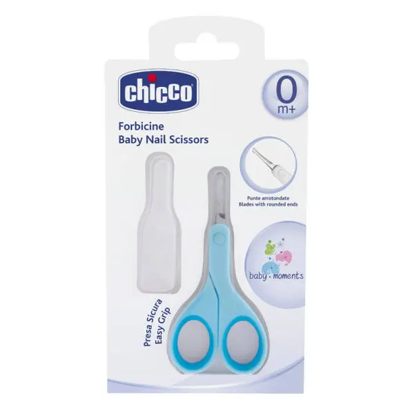 Chicco Baby Nail Scissors Blight Blue - Image 2