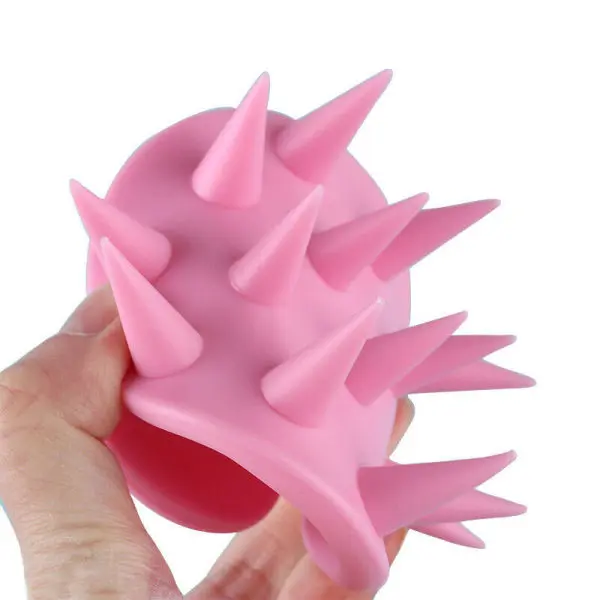 NepLiving Silicone Hair Scalp Massager Brush Massaging Shampoo Brush Shower Cleaner Bath - Image 3