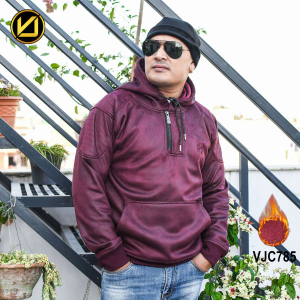 VIRJEANS (VJC785) Winter Hoodie For Men-Maroon