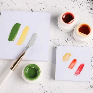 Nail Art Palette Colour Mixing Waterproof Paper Nail Art Palette Mixing Gel Polish Waterproof Paper Painting Coloring Books Display Board Manicure Showing Shelf