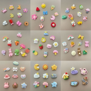 KOJA 10Pcs Random 3D water cup kettle sticker accessories Cute Cartoon 3D Soft Rubber Stickers, Decorations For DIY Water Bottle, Fridge, Mobile Phone Including glue
