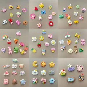 KOJA 10Pcs Random 3D water cup kettle sticker accessories Cute Cartoon 3D Soft Rubber Stickers, Decorations For DIY Water Bottle, Fridge, Mobile Phone Including glue