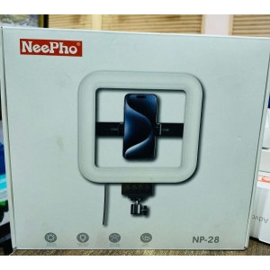 Neepho 28 Cm , 35 Cm , 38Cm , 48 cm Square Light Blogger Set, Fix Upto Four Mobile 360° Rotating Pan Tilt With Upto 6ft Tall Stand