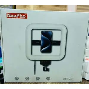 Neepho 28 Cm , 35 Cm , 38Cm , 48 cm Square Light Blogger Set, Fix Upto Four Mobile 360° Rotating Pan Tilt With Upto 6ft Tall Stand