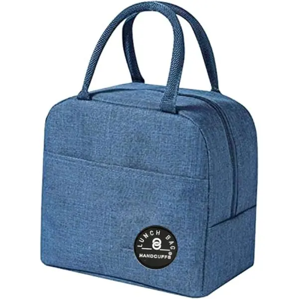 Handy Sized Bento Thermal Insulated Lunch Bag / Cover, Tiffin Bag with Outer Pouch Size - Image 2