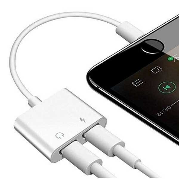 2 In 1 Lightning Adapter Headphone For Iphone X 8/8/7/7 Plus - Image 2