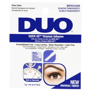 DUO Quick-Set Clear False Strip Lash Adhesive, Dries Invisible 0.18 oz x 1 Pack by Genuine Collection