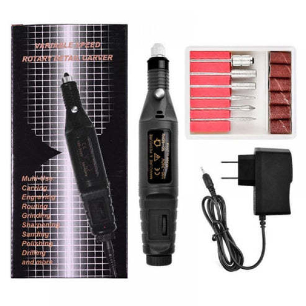 20000 RPM Variable Speed Rotary Detail Carver Nail Care Pen Electric Drill Machine Nail Technician Tool Multipurpose Drill Tool - Image 3