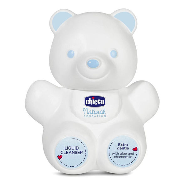 Chicco Bear Liquid Cleanser Nat Sens 300Ml - Image 2