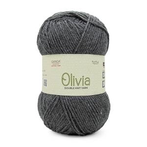 Olv010 Olivia Light Grey Knitting  Yarn 100 Gram