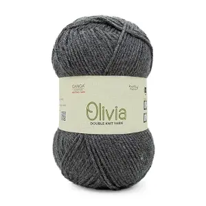 Olv010 Olivia Light Grey Knitting Yarn 100 Gram