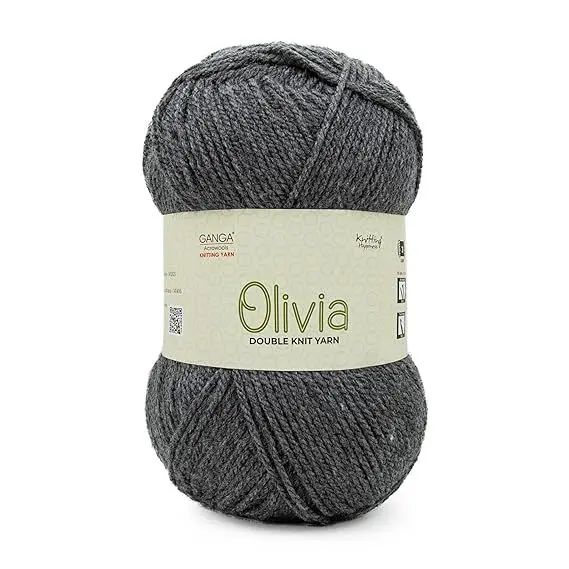 Olv010 Olivia Light Grey Knitting Yarn 100 Gram