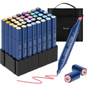Delli Finenolo Alcohol Marker/ Finolo 40 Sheds Double Nib Alcohol Based Marker for Designing