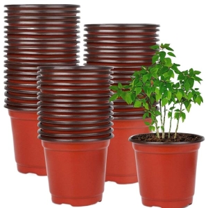 10 Pcs 6 Inch Soft Flexible Nursery Planter
