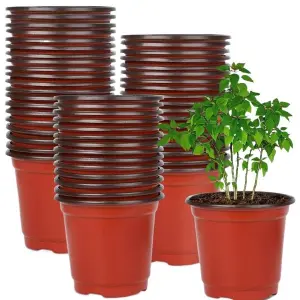10 Pcs 6 Inch Soft Flexible Nursery Planter