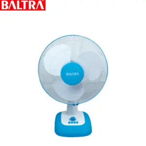 BALTRA Table Fan | Rio | 16” table fan | 3 speed control panel | 1 hour timer | 100% pure copper motor | Full 90° oscillation | Poly coated safety grill | 55 W | 12 months warranty