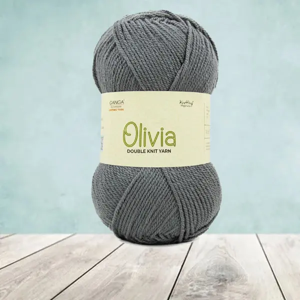 Olv001 Olivia Light Grey Knitting  Yarn 100 Gram - Image 2