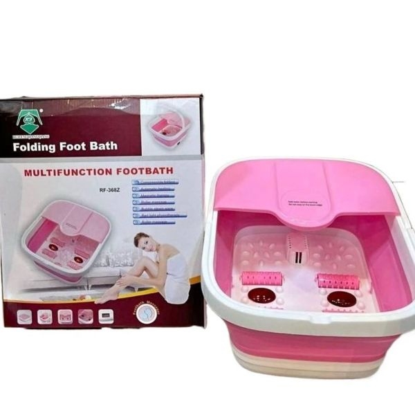 Relaxation Foot Bath Massager: Folding Design with Infrared, Bubble Heating & Massage Wheels - Image 4