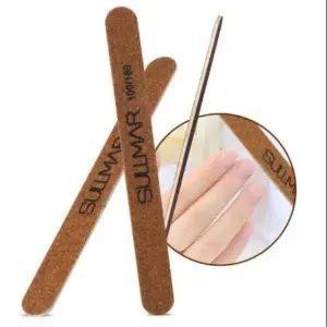SULLMAR Nail Filer Manicure Tools Real Nail Polishing Stick for Nail Technicians 100/180