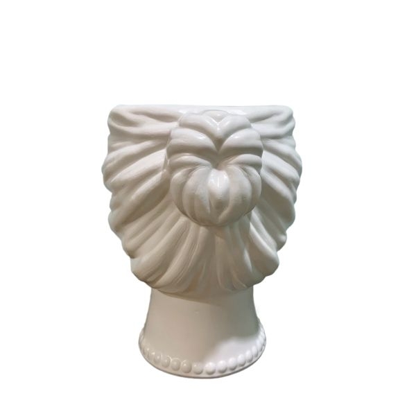 4.5 Inch Beautiful Queen Faced Pot Head Planter For Home Office Desk Balcony Decor - Image 4