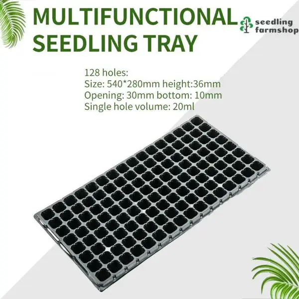 2 Pcs Seedling Tray 128 Holes 150 Grams Weight - Image 2