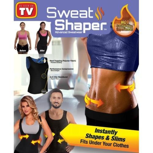 Premium Body Shaper Tank Top - Sauna Vest with Polymer Fabric for Weight Loss & Compression, New - Image 2