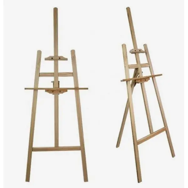 Easel Wooden Painting Stand For Display (Lyre)-120CM - Image 3