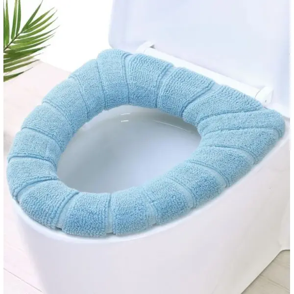 Washable Soft Warmer Toilet Seat Cover - Image 4