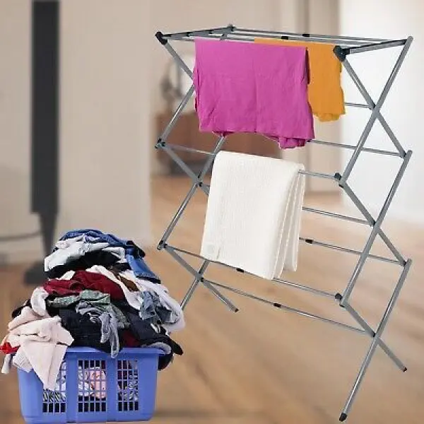 3 Tier Clothes Airer, Indoor and Outdoor Laundry Drying Rack - Image 3