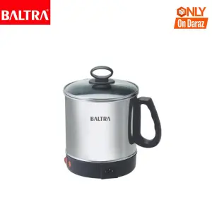 BALTRA Electric kettle | Oslo | 1000 watt | 1.5 ltr | Heat Proof Glass lid | Boil Dry Protection | Concealed Heating Element