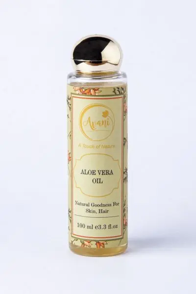Avani 100% Natural Aloe Vera Oil for Skin Care, Acne Scars, Hair Care, Moisturizer & Dark Circles, 100 ml - Image 4