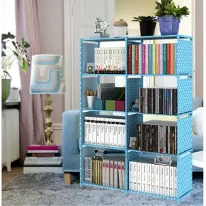 8 Cube 4 Layer Book Storage Organizer