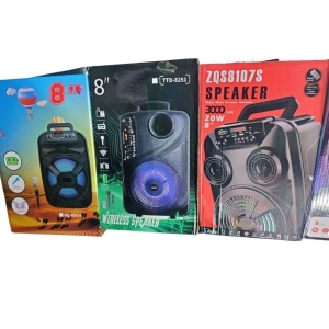 8" Digital Dislpay Trolley Speaker Multimedia Woffer, Trolly Type With Remote & Mic