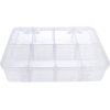 8-Grid Clear Plastic Organizer Box