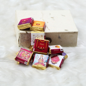 Small Square Chocolate Gift for Brother in Tihar